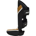 Протектори за крака - RDX Aura Plus T-17 Shin Instep - Black/Gold - SGR-T17+RB